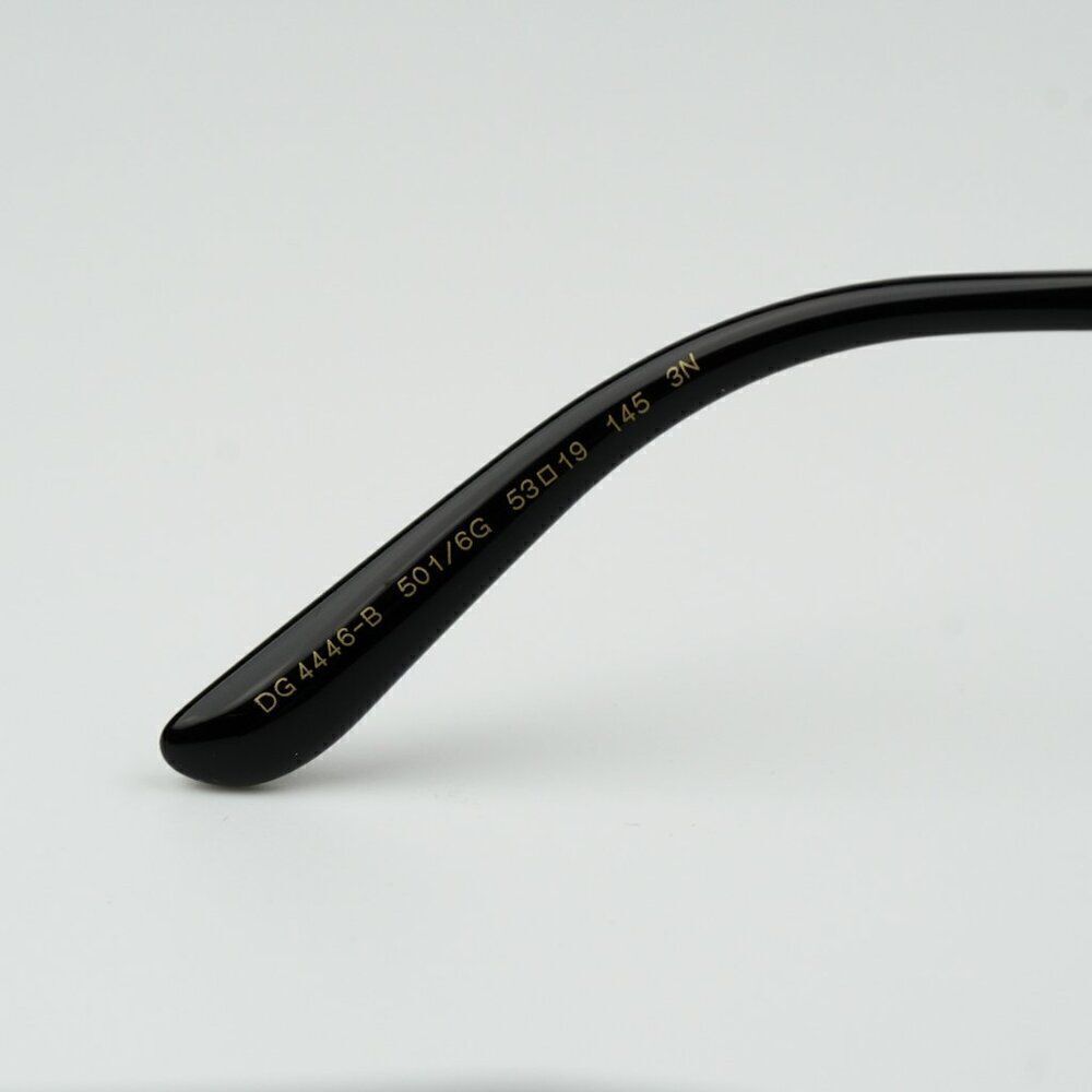 SALE! NEW D&G DG4446B 501/6G Black Gray Mirrored Black Square Women Sunglasses - Picture 8 of 9